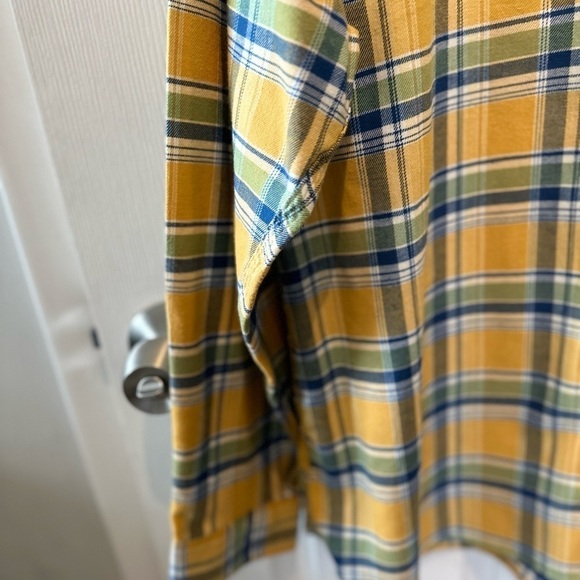 LL Bean Plaid Flannel Shirt Mens Size Large Regular Traditional Fit Button-Up - Picture 4 of 8